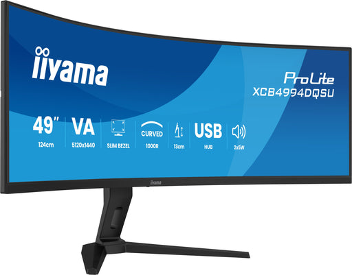 EAN 4948570127993 - iiyama ProLite XCB4994DQSU-B1 pantalla para PC 124,5 cm (49") 5120 x 1440 Pixeles Dual QHD LCD Negro imagen 2
