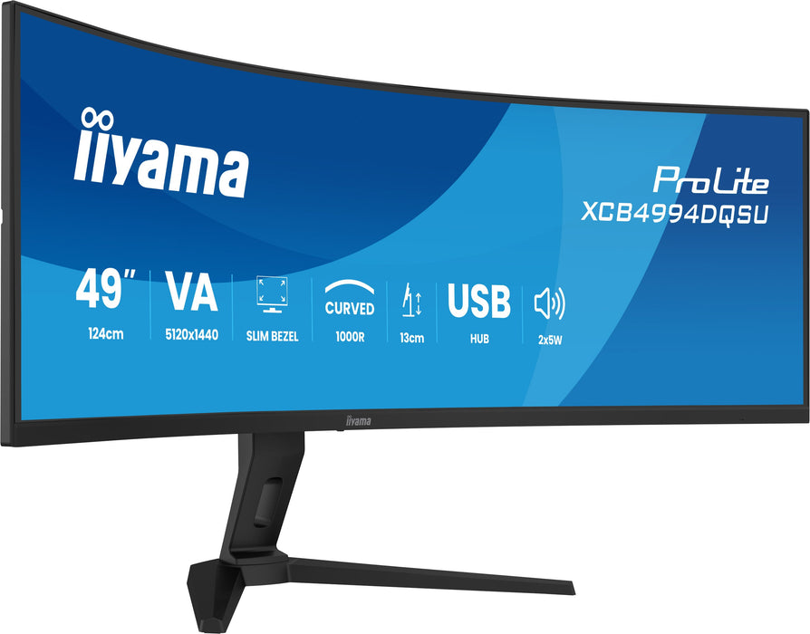 EAN 4948570127993 - iiyama ProLite XCB4994DQSU-B1 pantalla para PC 124,5 cm (49") 5120 x 1440 Pixeles Dual QHD LCD Negro imagen 2