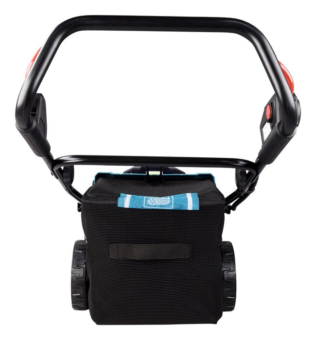 EAN 0088381756631 - Makita DLM480Z cortadora de césped Cortacésped manual Batería Negro, Turquesa imagen 4