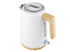EAN 5907512874059 - Lafe LAFCZA47462 tetera eléctrica 1,7 L 2200 W Blanco, Madera imagen 3