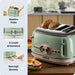EAN 8003705114944 - Ariete 0156/04 6 4 rebanada(s) 1600 W Verde imagen 3