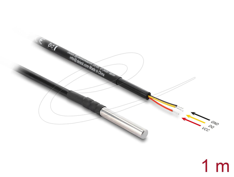 EAN 4043619914074 - DeLOCK 91407 cable para sensor y actuador 1 m No Negro imagen 2