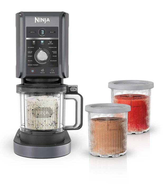 EAN 0622356350907 - Ninja CREAMi Deluxe 0,709 L 800 W Negro, Plata imagen 3