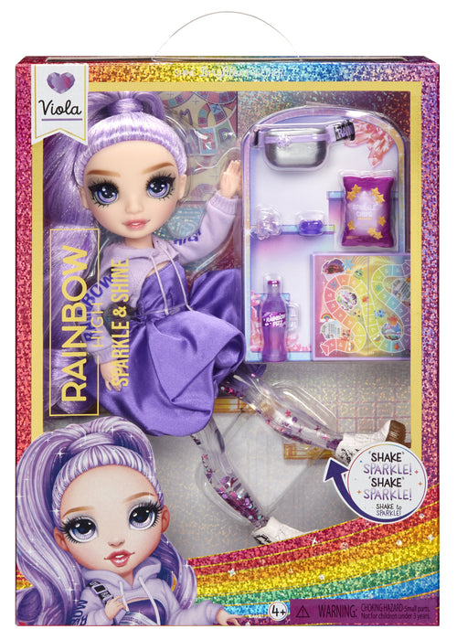 EAN 0035051427810 - Rainbow High Sparkle & Shine Fashion Dolls- Viola (Purple) imagen 7