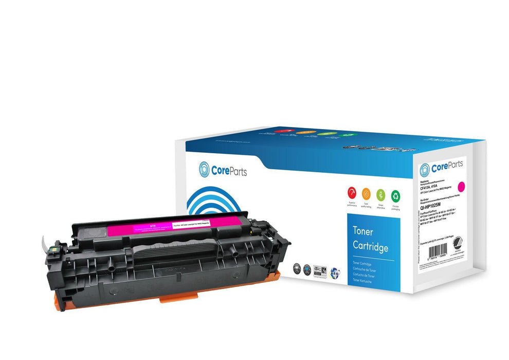 EAN 5704174132455 - CoreParts QI-HP1025M cartucho de tóner 1 pieza(s) Compatible Magenta imagen 1