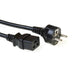 EAN 8716065113860 - ACT 230V connection cable schuko male - C19 Negro 3 m imagen 1