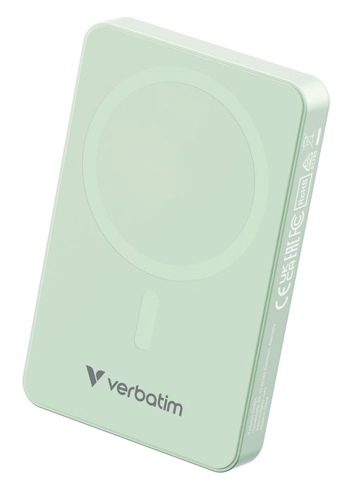 EAN 0023942322283 - Verbatim Charge 'n' Go Essentials 10000 mAh Cargador inalámbrico Verde imagen 1