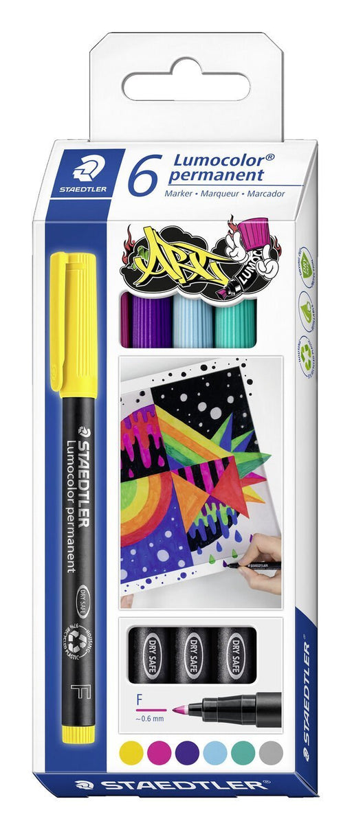 EAN 4007817086070 - Staedtler Lumocolor permanent pen 318 marcador permanente Amarillo 1 pieza(s) imagen 1