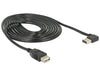 EAN 4043619835539 - DeLOCK 3m, USB 2.0-A - USB 2.0-A cable USB USB A Negro imagen 2