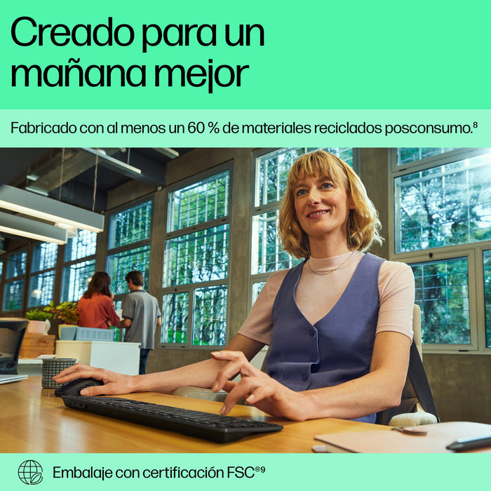 EAN 0198122140749 - HP 720 Multi-Device Rechargeable Wireless Keyboard teclado Hogar / Oficina USB + Bluetooth Negro imagen 6