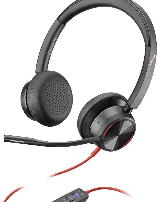 EAN 0017229168480 - Poly Blackwire 8225 Auriculares Alámbrico Diadema Oficina/Centro de llamadas USB Tipo C Negro imagen 3