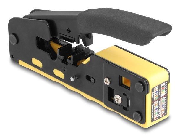 EAN 4043619905836 - DeLOCK 90583 crimpadora Herramienta para prensar Negro, Amarillo imagen 2