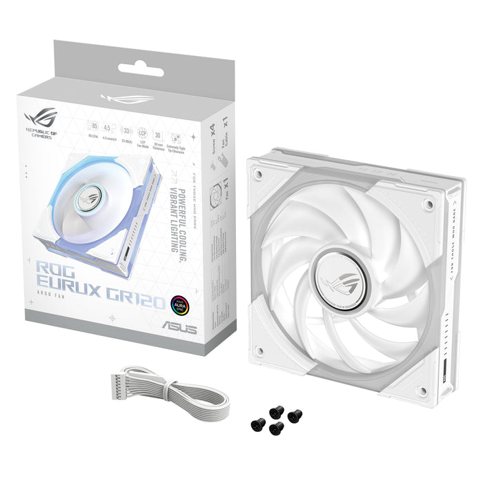 EAN 4711636412964 - ASUS ROG Eurux GR120 ARGB Fan White Single Pack Carcasa del ordenador Ventilador 12 cm Blanco 1 pieza(s) imagen 19