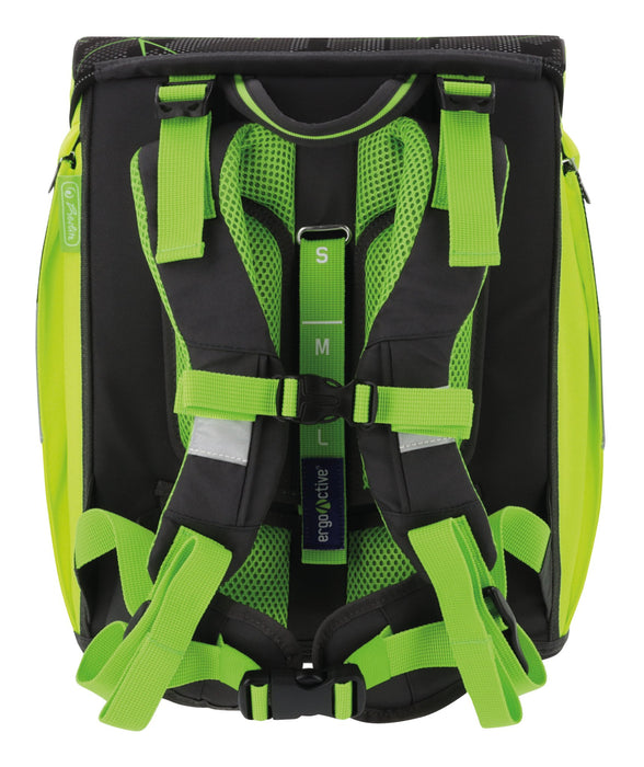EAN 4008110370675 - Herlitz FiloActive Plus DIN Wild Life juego de mochila escolar Niño Poliéster Negro, Verde imagen 7