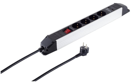 EAN 4017538131140 - S/CONN maximum connectivity 09-20245 base múltiple 1,5 m 4 salidas AC Interior Negro, Blanco imagen 1