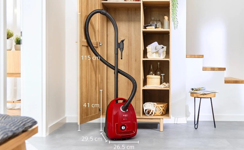 EAN 4242005364039 - Bosch Serie 4 BGD38RD1H aspiradora 4 L Aspiradora de tambor Secar 600 W Bolsa para el polvo imagen 6