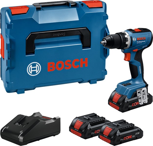 EAN 4053423321616 - Bosch GSR 18V-65 Professional 2100 RPM Llave 1,06 kg Negro, Azul imagen 1