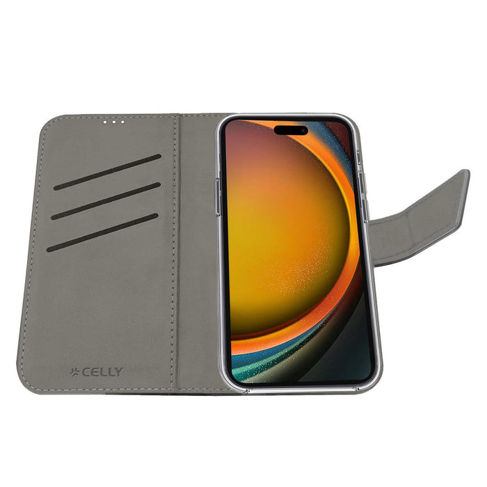 EAN 8021735223214 - Celly WALLY funda para teléfono móvil 16,5 cm (6.5") Funda cartera Arena imagen 4