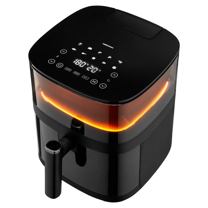 EAN 4061275214833 - MEDION LIFE X10 XL Sencillo 5 L 1500 W Freidora de aire caliente Negro imagen 3