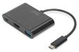 EAN 4016032447498 - Digitus DA-70855 base para portátil y replicador de puertos USB 3.2 Gen 1 (3.1 Gen 1) Type-C Negro imagen 1