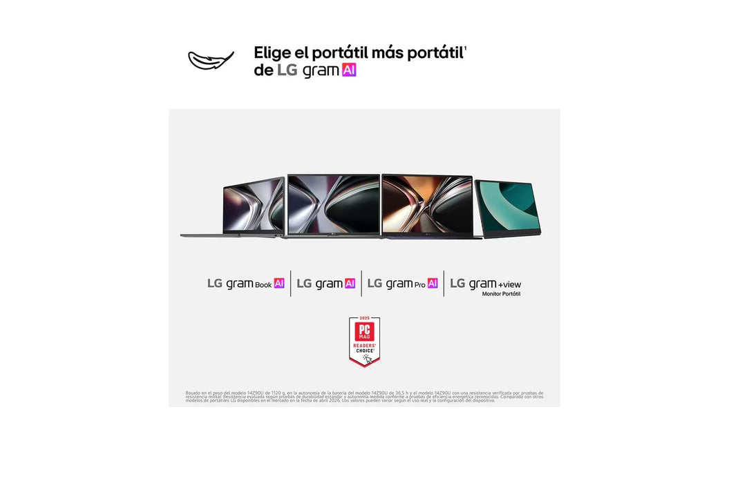 EAN 8806096825228 - LG Gram 16Z90TL-G ULTRA7-258V IA SYST Intel Core Ultra 7 Portátil 40,6 cm (16") WQXGA 32 GB LPDDR5x-SDRAM imagen 13