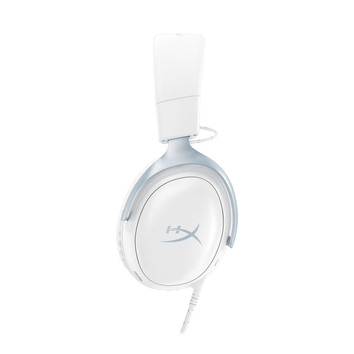 EAN 826581029557 - HyperX Cloud III - Gaming Headset (White/Blue) imagen 5
