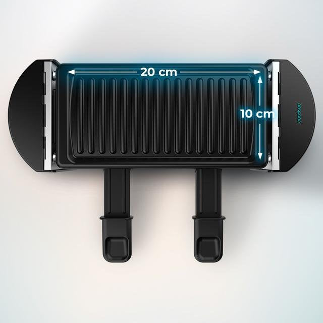 EAN 8435484032643 - Cecotec 03264 parrilla de interior 2 personas(s) 320 W Negro imagen 6