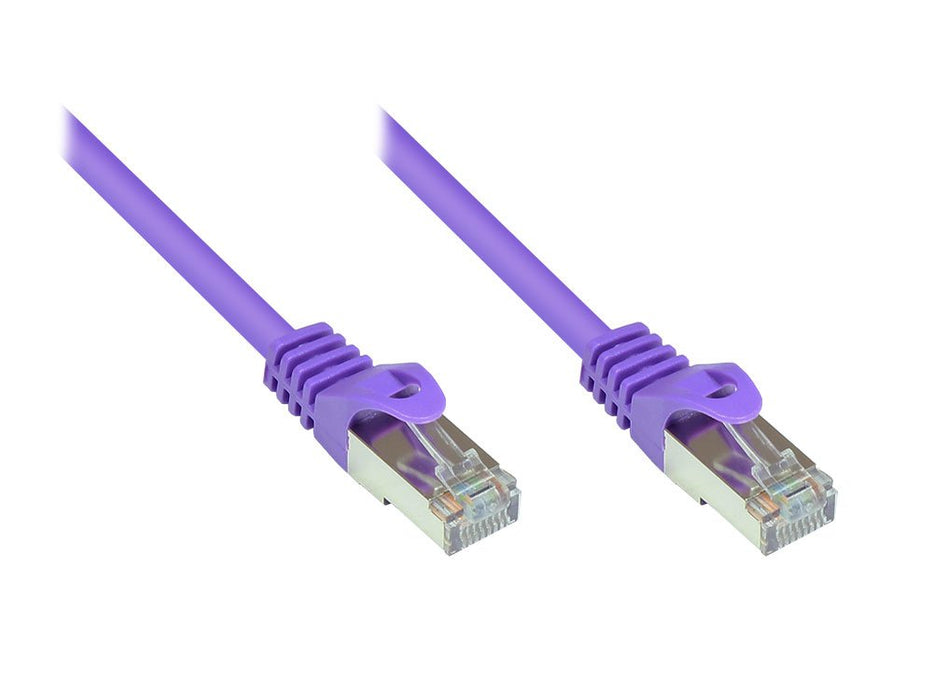 EAN 4014619718320 - Alcasa RJ45-RJ45, m-m, 0.15m cable de red Violeta 0,15 m Cat5e SF/UTP (S-FTP) imagen 1