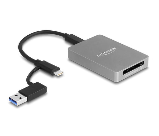 EAN 4043619910083 - DeLOCK 91008 lector de tarjeta USB 3.2 Gen 1 (3.1 Gen 1) Type-C Gris imagen 1