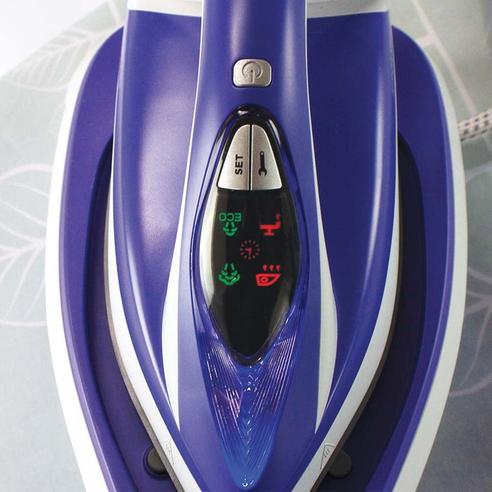 EAN 8007411012730 - Polti Vaporella Express VE30.30 2200 W 1,6 L Suela de cerámica Violeta, Blanco imagen 3
