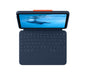 EAN 5099206106901 - Logitech Rugged Combo 4 AZERTY Francés Smart Connector Azul imagen 3