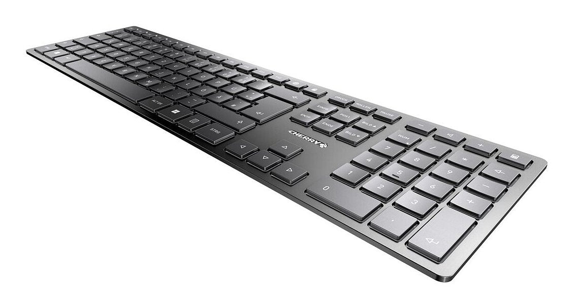 EAN 4025112119255 - CHERRY KW 9100 SLIM teclado Universal RF Wireless + Bluetooth QWERTY Portugués Negro, Gris imagen 5