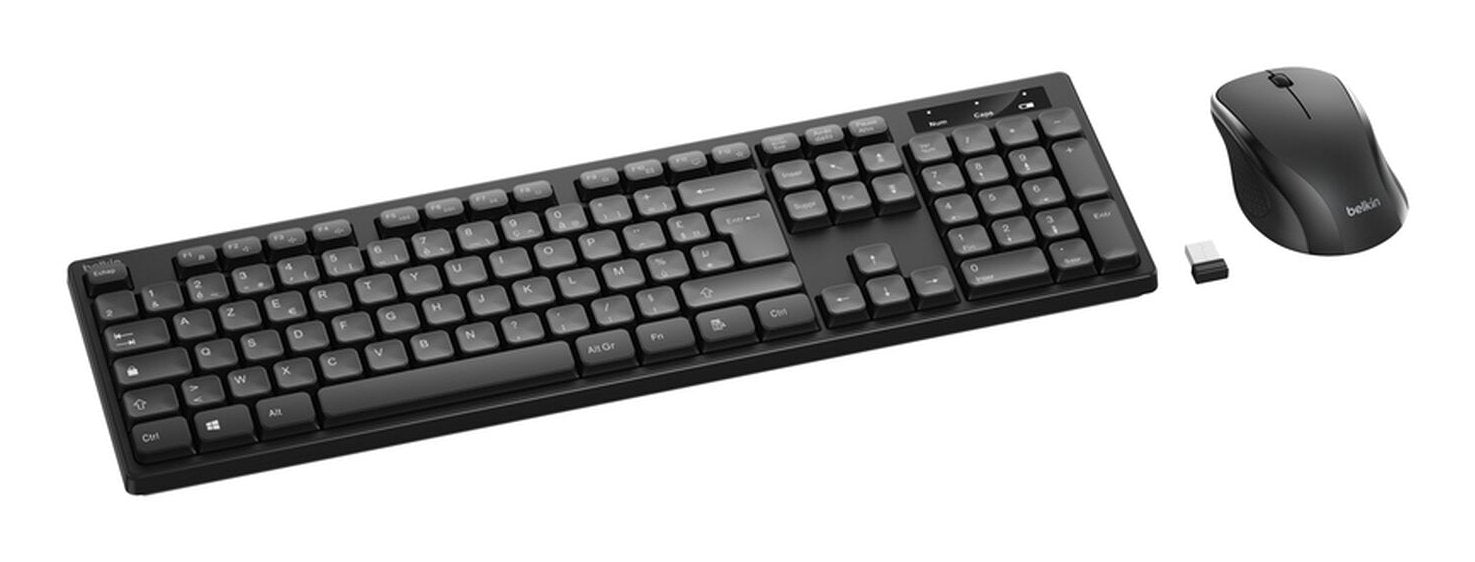 EAN 745883913770 - Belkin BBZ010FR teclado Ratón incluido Universal RF inalámbrico AZERTY Francés Negro imagen 2