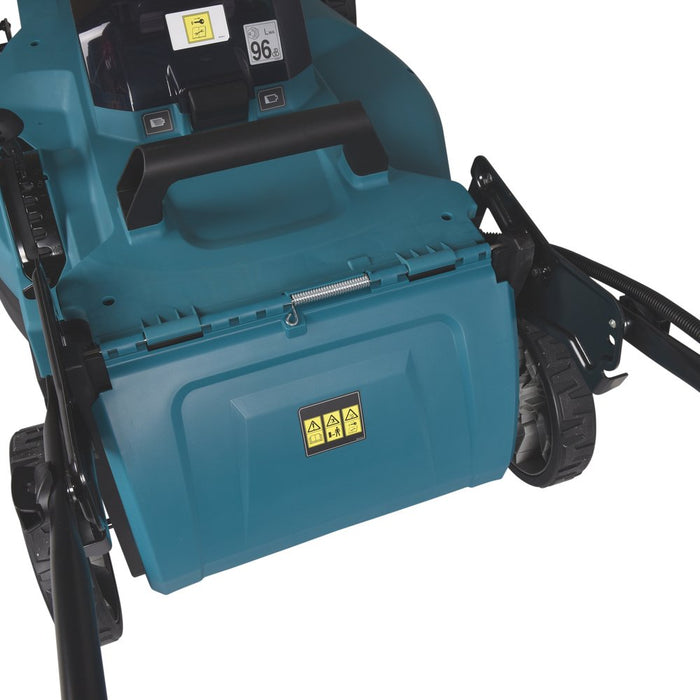 EAN 88381756730 - Makita DLM538Z cortadora de césped Cortacésped manual Batería Negro, Azul, Metálico imagen 16
