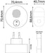EAN 5999097996202 - Entac EDB-AC-44-K kit de timbre Blanco imagen 6
