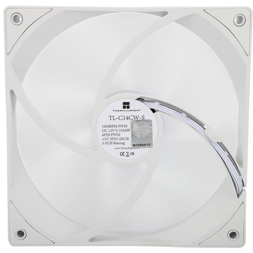 EAN 814256016650 - Thermalright TL-C14CW-S sistema de refrigeración para ordenador Carcasa del ordenador Ventilador 14 cm Neg imagen 2