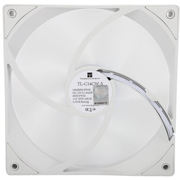 EAN 814256016650 - Thermalright TL-C14CW-S sistema de refrigeración para ordenador Carcasa del ordenador Ventilador 14 cm Neg imagen 2