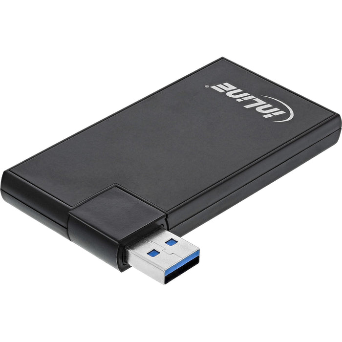 EAN 4043718271061 - InLine 35391 hub de interfaz USB 3.2 Gen 1 (3.1 Gen 1) Type-A 5000 Mbit/s Negro imagen 1