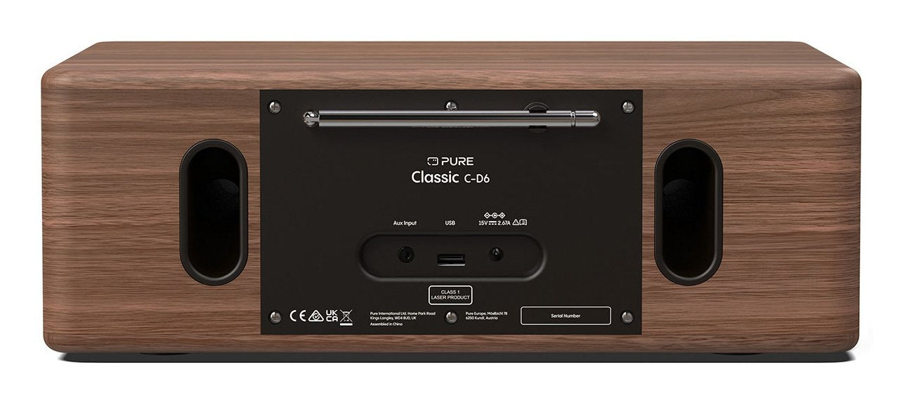EAN 759454301354 - Pure Classic C-D6 Portátil Digital Negro, Nuez imagen 3