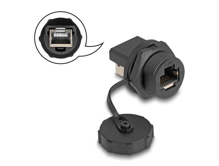 EAN 4043619872510 - DeLOCK 87251 divisor de red Negro imagen 1