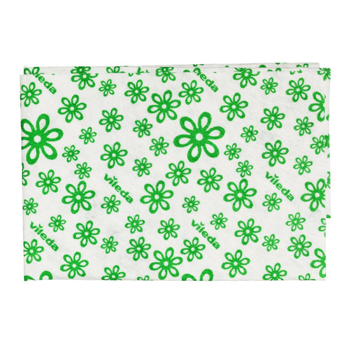 EAN 4023103110731 - Vileda 2694 trapo para limpiar Microfibra Verde, Blanco 1 pieza(s) imagen 2