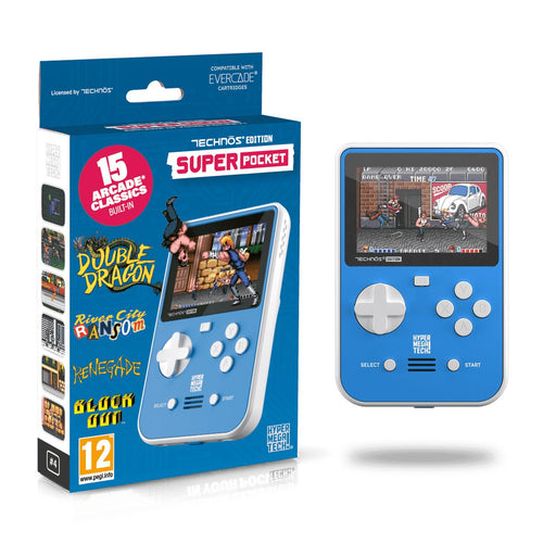 EAN 5060990240812 - Just for Games Super Pocket TECHNOS Edition videoconsola portátil 7,11 cm (2.8") Azul, Blanco imagen 2
