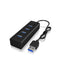 EAN 4250078165873 - ICY BOX IB-HUB1409-U3 USB 3.2 Gen 1 (3.1 Gen 1) Type-A 5000 Mbit/s Negro imagen 8
