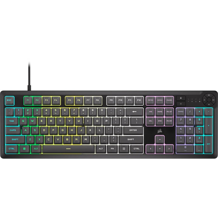 EAN 840006666608 - Corsair K55 CORE RGB teclado Juego USB QWERTY Internacional de EE.UU. Gris imagen 1