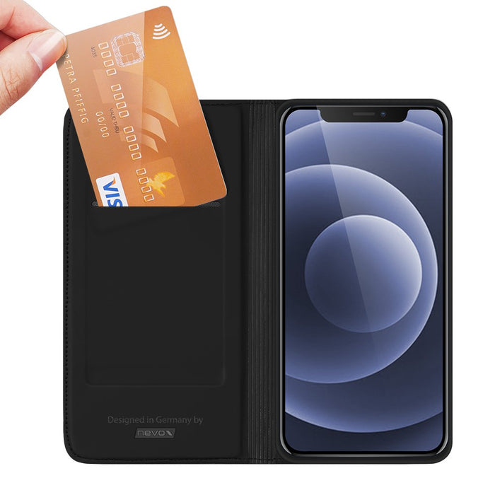 EAN 4250686412116 - nevox 2211 funda para teléfono móvil 15,5 cm (6.1") Funda cartera Negro imagen 3
