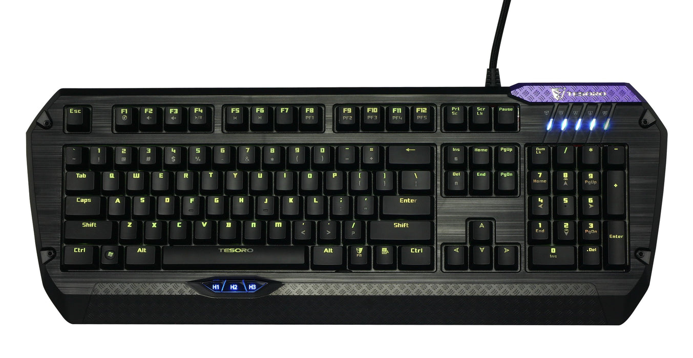 EAN 0609132867323 - Tesoro Lobera teclado Juego USB AZERTY Negro imagen 8