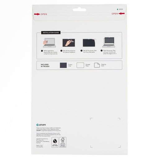 EAN 5715063722244 - eSTUFF GLBW14317216 filtro para monitor 36,6 cm (14.4") Portátil Filtro de privacidad para pantallas sin  imagen 2