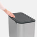 EAN 8710755316081 - Brabantia 316081 papelera 33 L Rectangular Acero inoxidable Negro, Acero inoxidable imagen 6