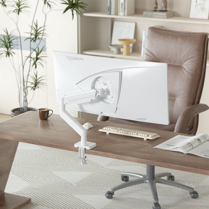 EAN 8716309135436 - Gembird MA-DA1-04-W soporte para monitor 81,3 cm (32") Escritorio Blanco imagen 7
