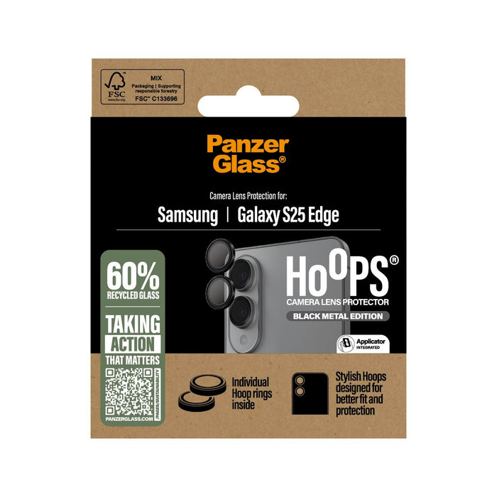 EAN 5715685025655 - PanzerGlass ® Hoops® Camera Lens Protector Black Samsung S25 Edge Protector de pantalla 1 pieza(s) imagen 3